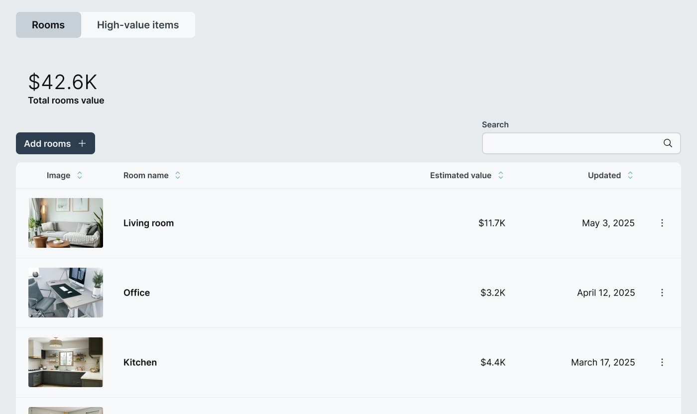 Digital Asset Inventory dashboard preview